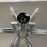 Modernist Huge chromed SPUTNIK Sciolari Style Ceiling Light, Italy, 1970s