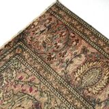 Brown & Cream Handmade Persian Rug, 196x260Cm