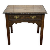 Table d'appoint en chêne anglaise 19ème