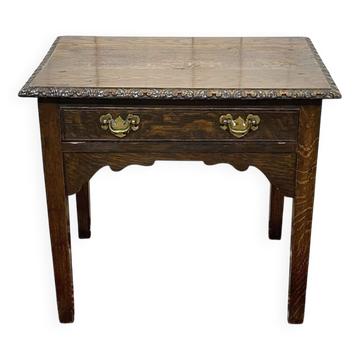 Table d'appoint en chêne anglaise 19ème