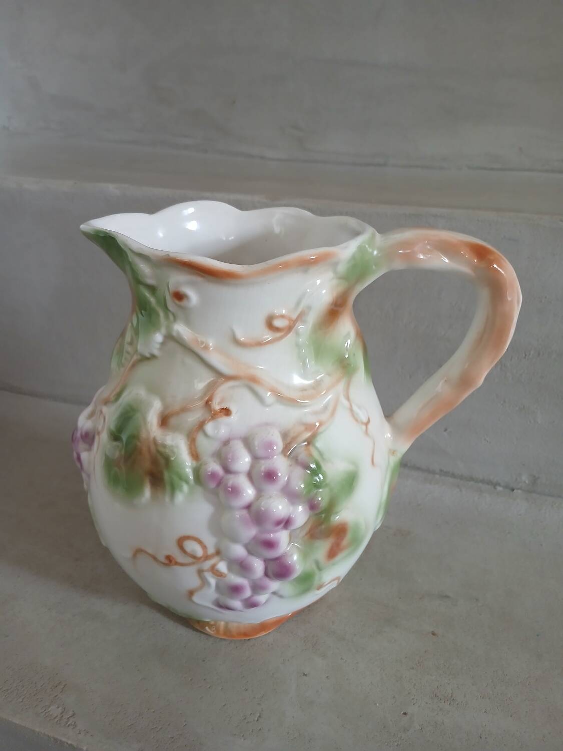 Antique jug in slipware