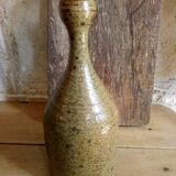 Bottled sandstone vase with a narrow neck