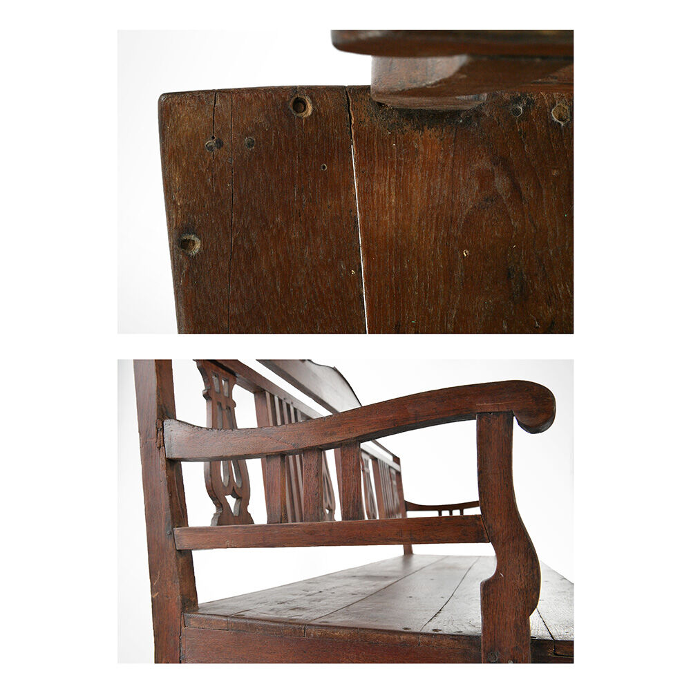 Wooden bench