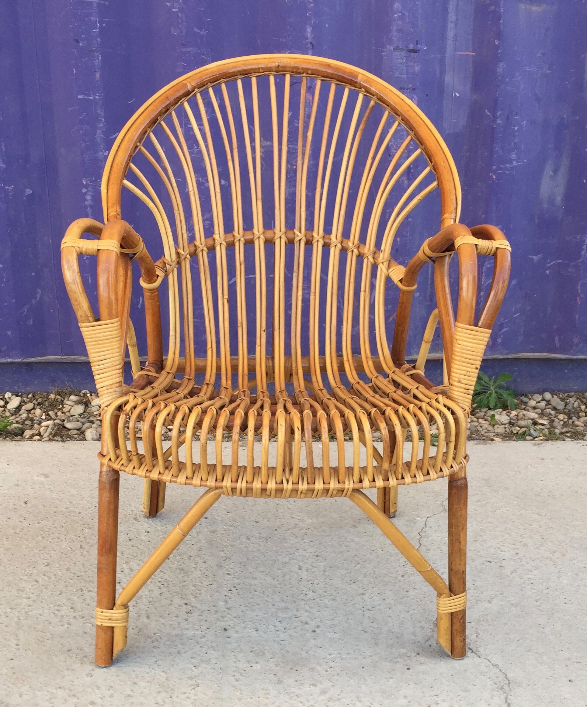 Vintage rattan chair