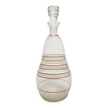 Carafe pop art de Kamenický Šenov, ancienne Tchécoslovaquie, années 1960.