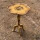 Florentine side table in gilded wood – Italy, 1950s-1960s, unusual and full of poetry.