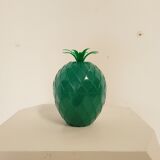 Vintage green "pineapple" ice bucket from the 1970s