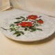 Vintage glazed ceramic cake plate signed ZINGARO - Italy 1960s