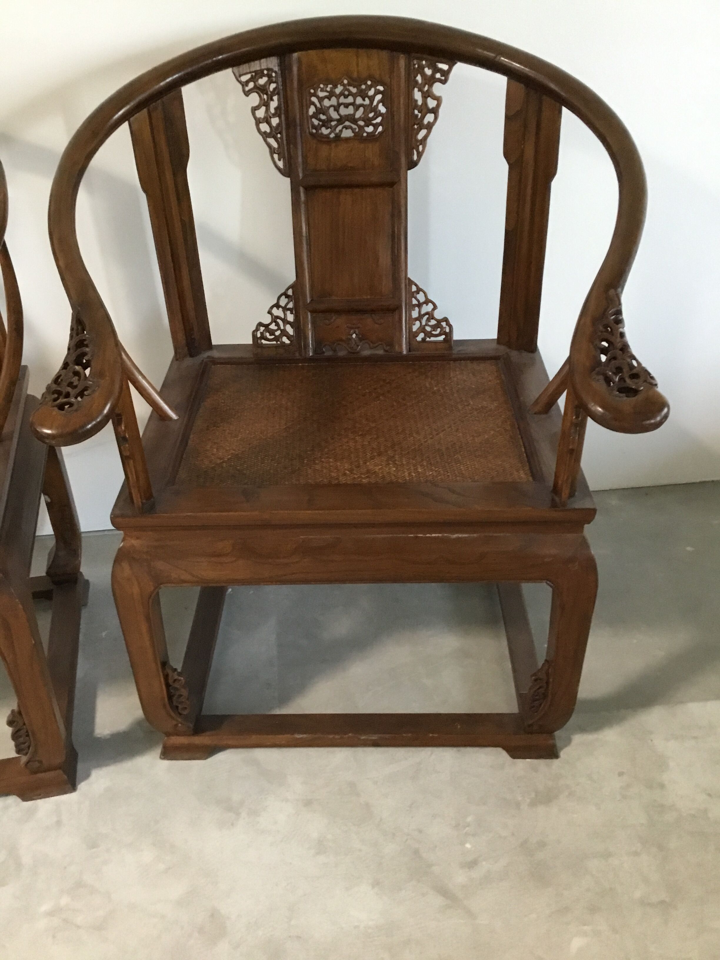 Chinese horseshoe armchair