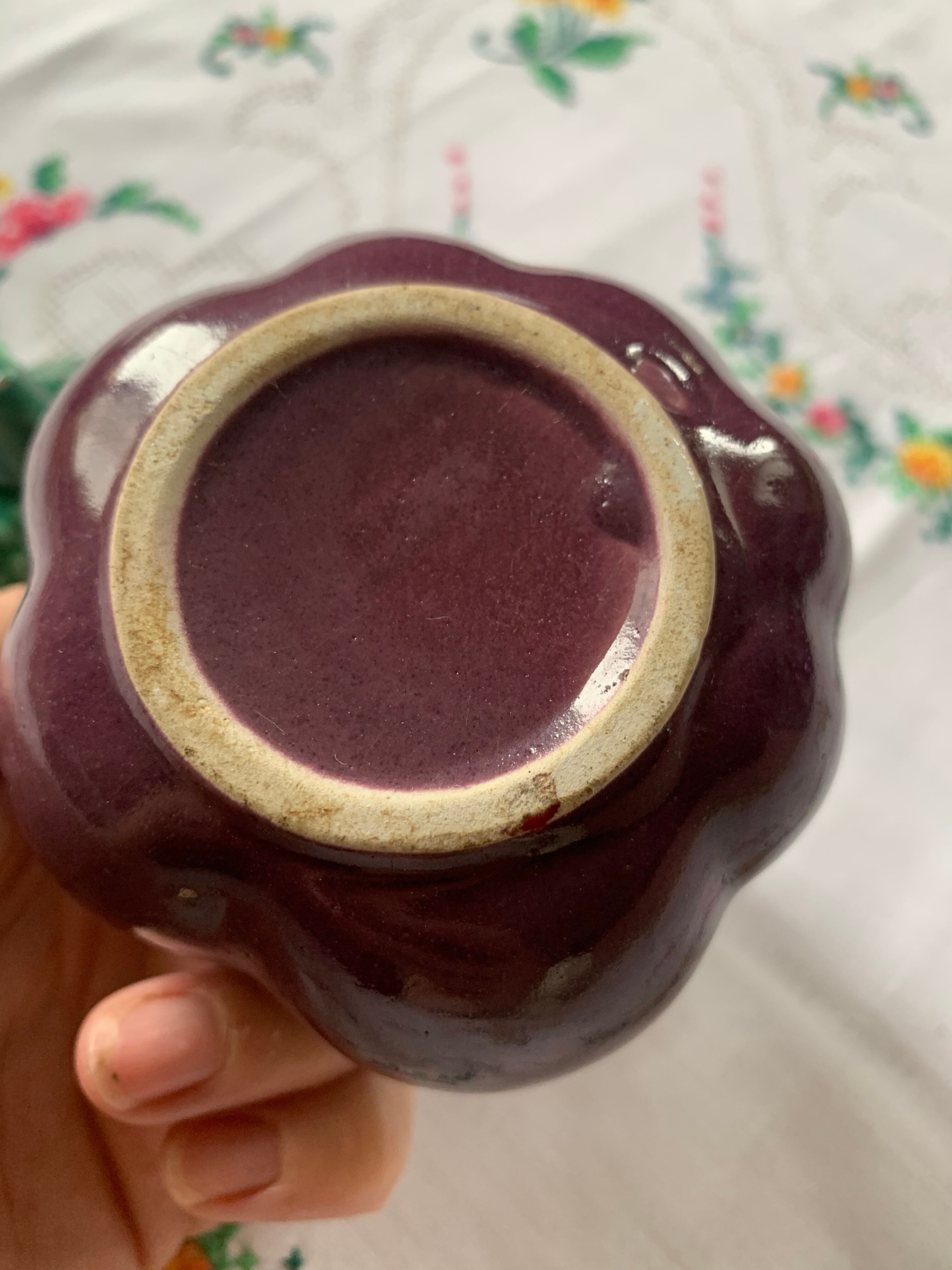 Slurry pot eggplant shape