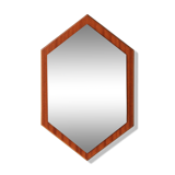 Teak diamond mirror - Scandinavian
