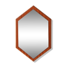 Diamond teak mirror - scandinavian
