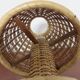 Paire de lampes en rotin bambou années 60/70