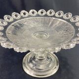 Cup on Vierzon glass pedestal, early 20th century