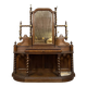 Renaissance style oak castle coat rack circa 1850