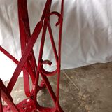Eiffel style riveted metal garden table