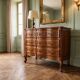 Chest of drawers with 3 drawers in cherry wood