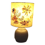 Ceramic floor lamp with Herbarium lampshade