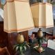 Pair of pineapple lamps