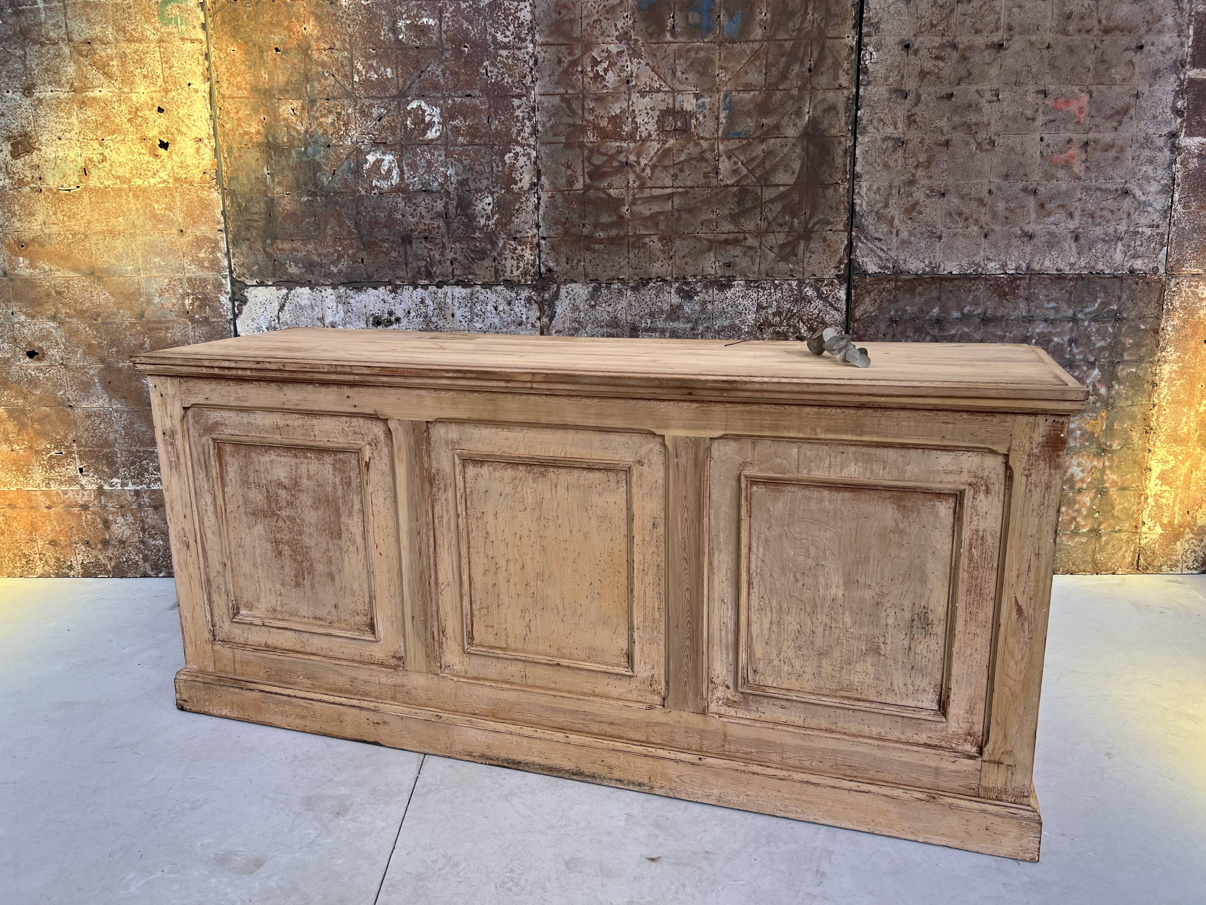 Patinated countertop