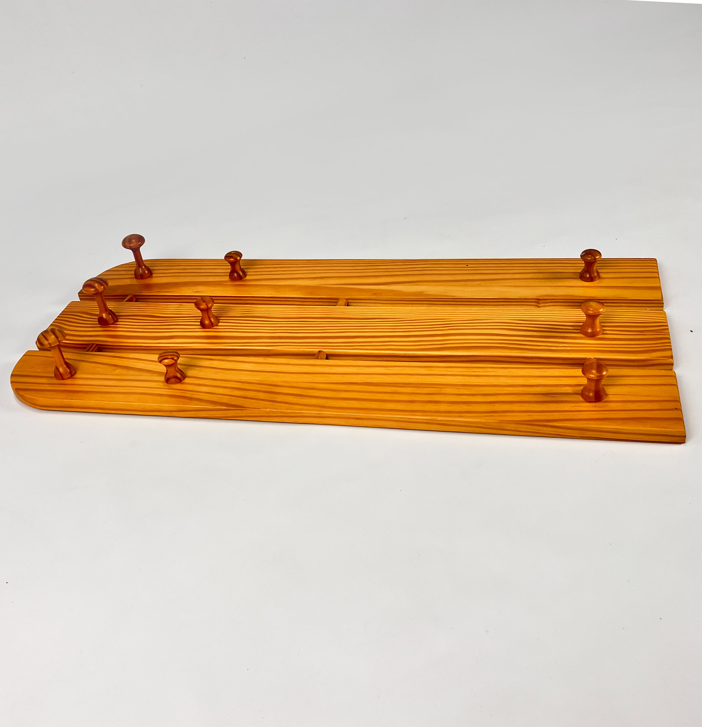 Vintage Pine Coat Rack, 1970s
