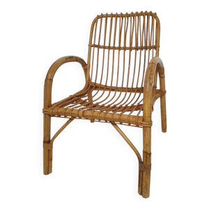 fauteuil en rotin années