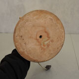 Ancien pied de lampe en bois sculpté