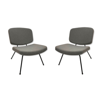 Pair of chairs CM 190 Pierre Paulin for Thonet