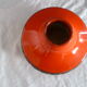 Ceramic vase geometric decoration vintage 70s