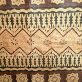 Old tapa. hanging of beaten bark cloth. oceania. 1° half of the xxth.