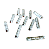 Set of 12 crystal knife holders