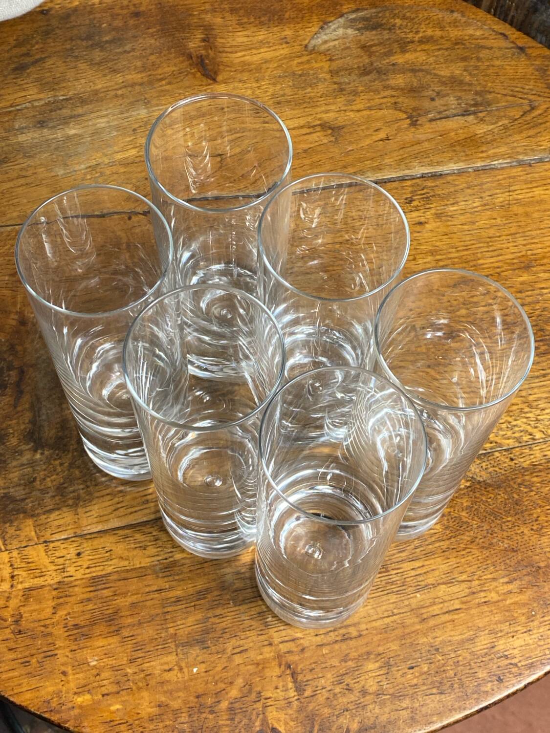 Six Kosta Boda long drink glasses, Sweden