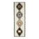 Couloir en laine blanche en coton turc Oushak vintage fait main 108x326