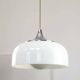 Large Space Age Pendant in White from Guzzini, 1970s