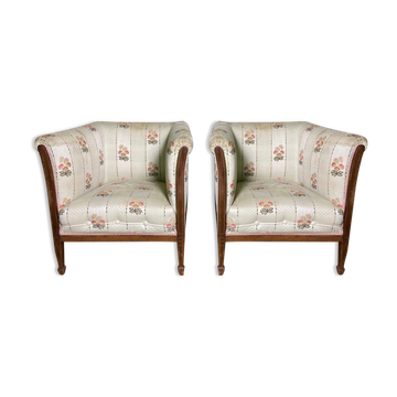 Pair of Art Deco period armchairs