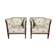Pair of Art Deco period armchairs