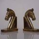 Brass Horses Bookends, 1960s, Set of 2