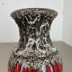Vase en poterie Zig Zag fabriqué par Scheurich, Allemagne, années 1970