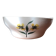 Salins France salad bowl with yellow flower decoration
