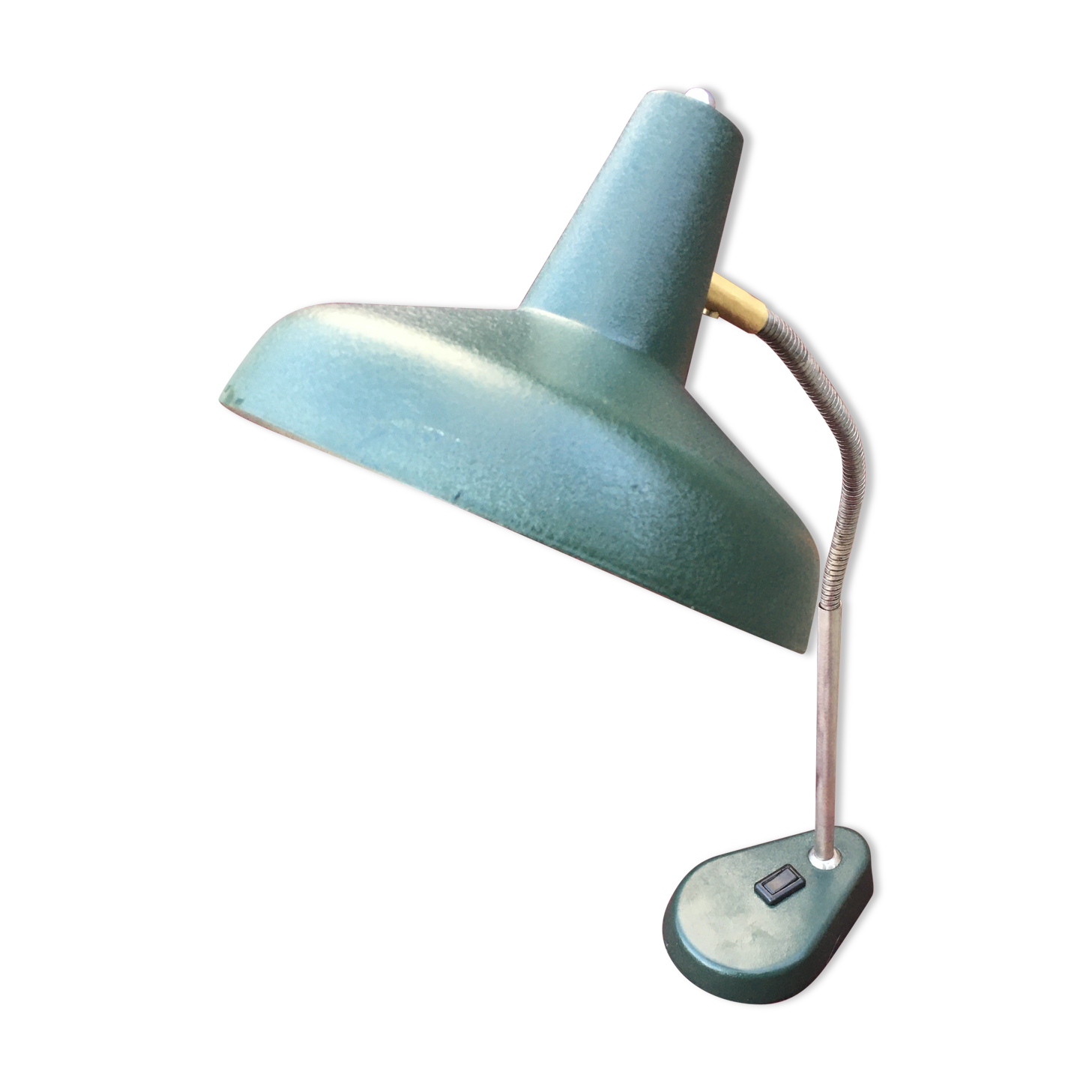 Floor lamp, articulated year 50' Aluminor