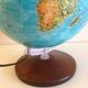 Globe in bright relief Rico Italy vintage 60s-70s