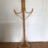 Rattan coat rack year 60