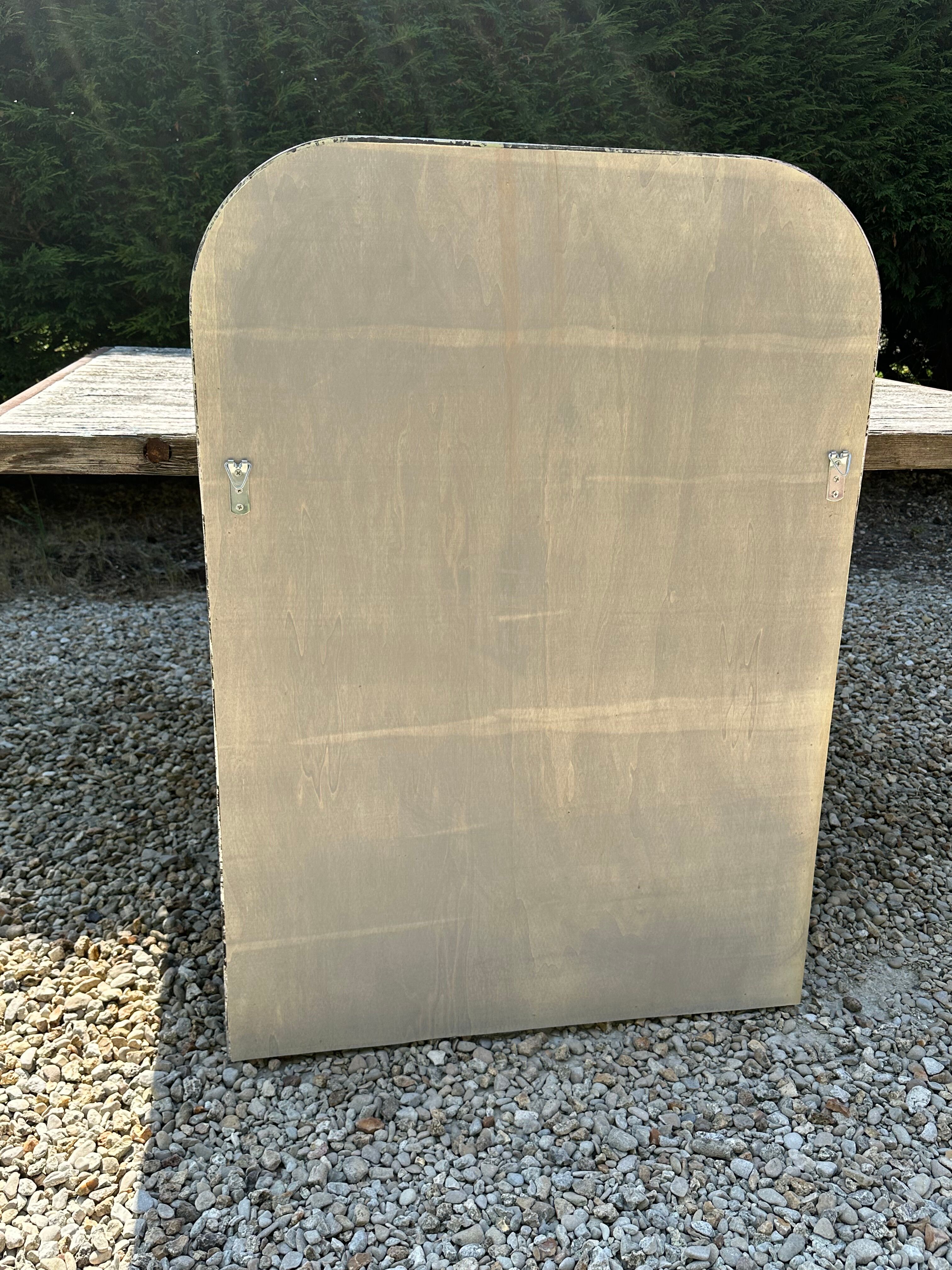 Louis Philippe style mirror in wood and gilded stuck 105,5x75cm