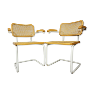Pair of B64 design Marcel Breuer Cesca chair