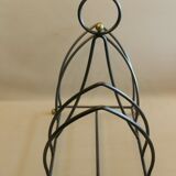 Porte-revue design en métal art déco