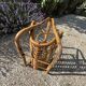 Bamboo magazine holder