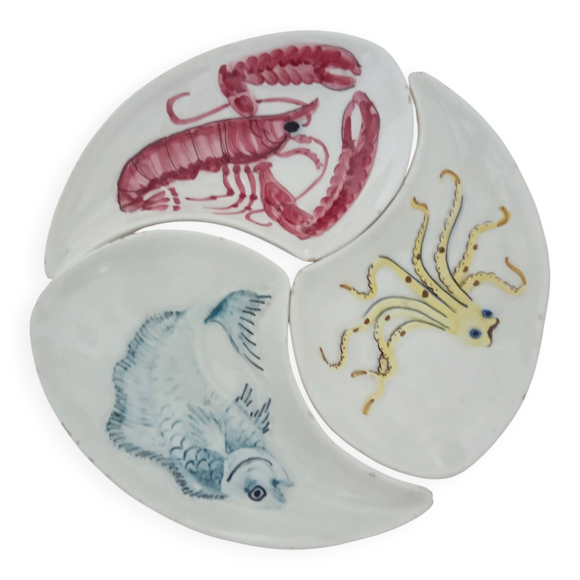 Lot de 3 plats apéritif.