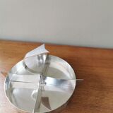 art deco servant in silver metal