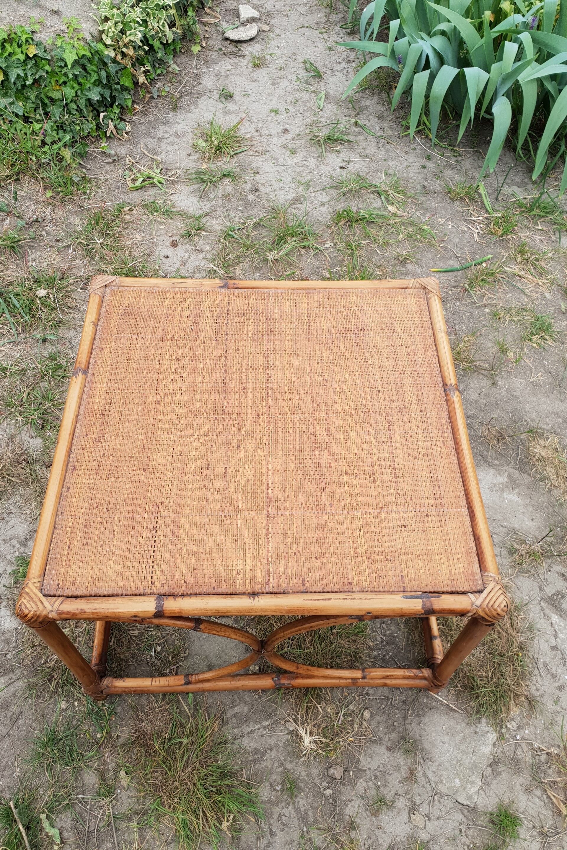 Bamboo coffee table 1970