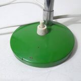 Vintage green metal adjustable desk lamp